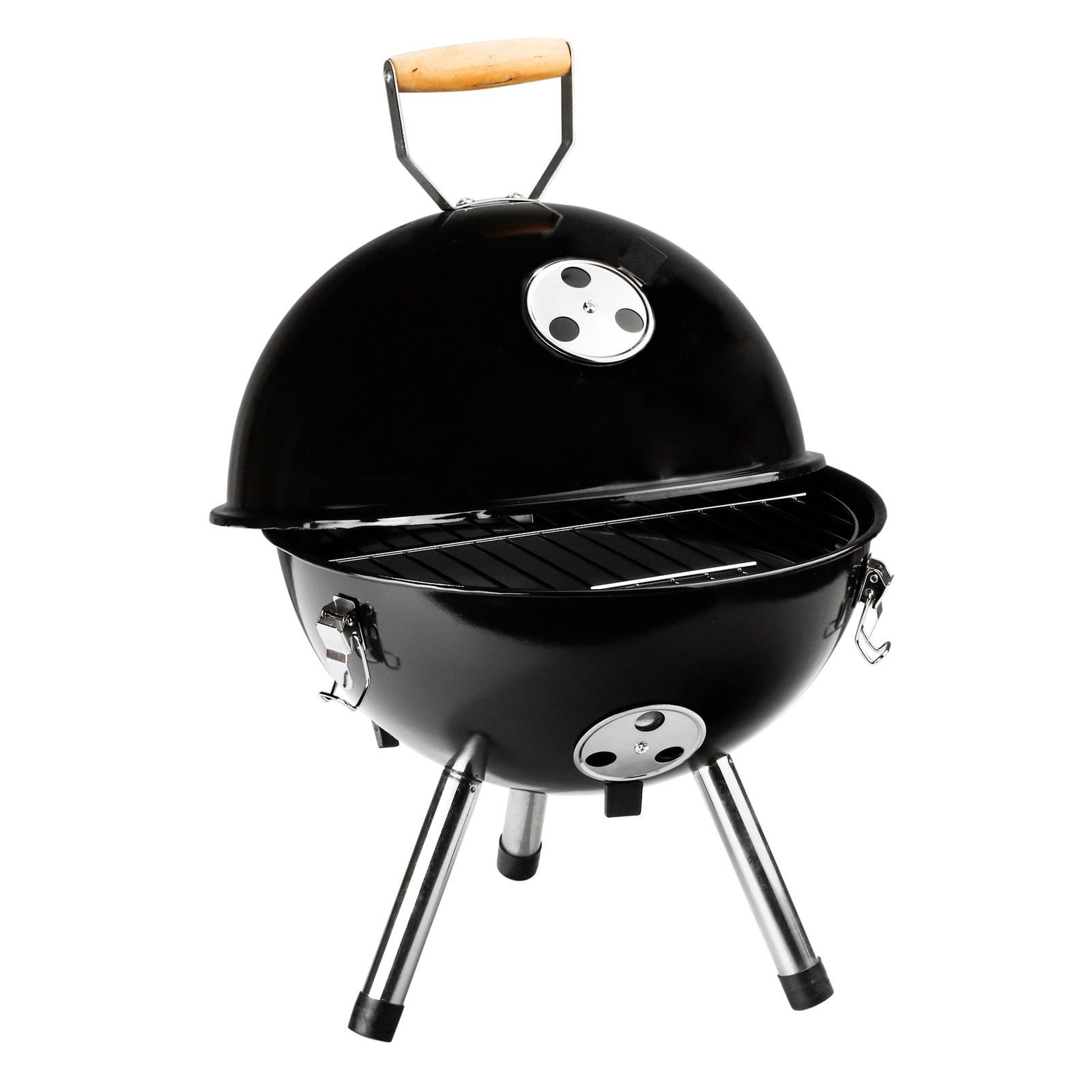 Gravidus Holzkohlegrill Mini Kugelgrill Holzkohle Picknick Camping