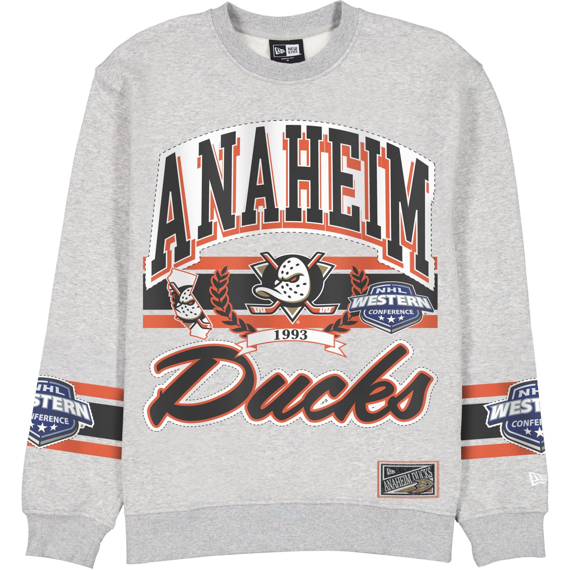 New Era Rundhalspullover NHL Anaheim Ducks
