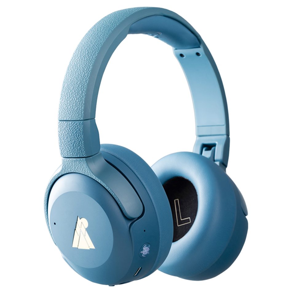 POGS Bluetooth Noise Cancelling-Kopfhörer, The Turtle, Begrenzbar 85 dB Kinder-Kopfhörer (v5.2, Active Noise Cancelling (18 dB bei 150 Hz)