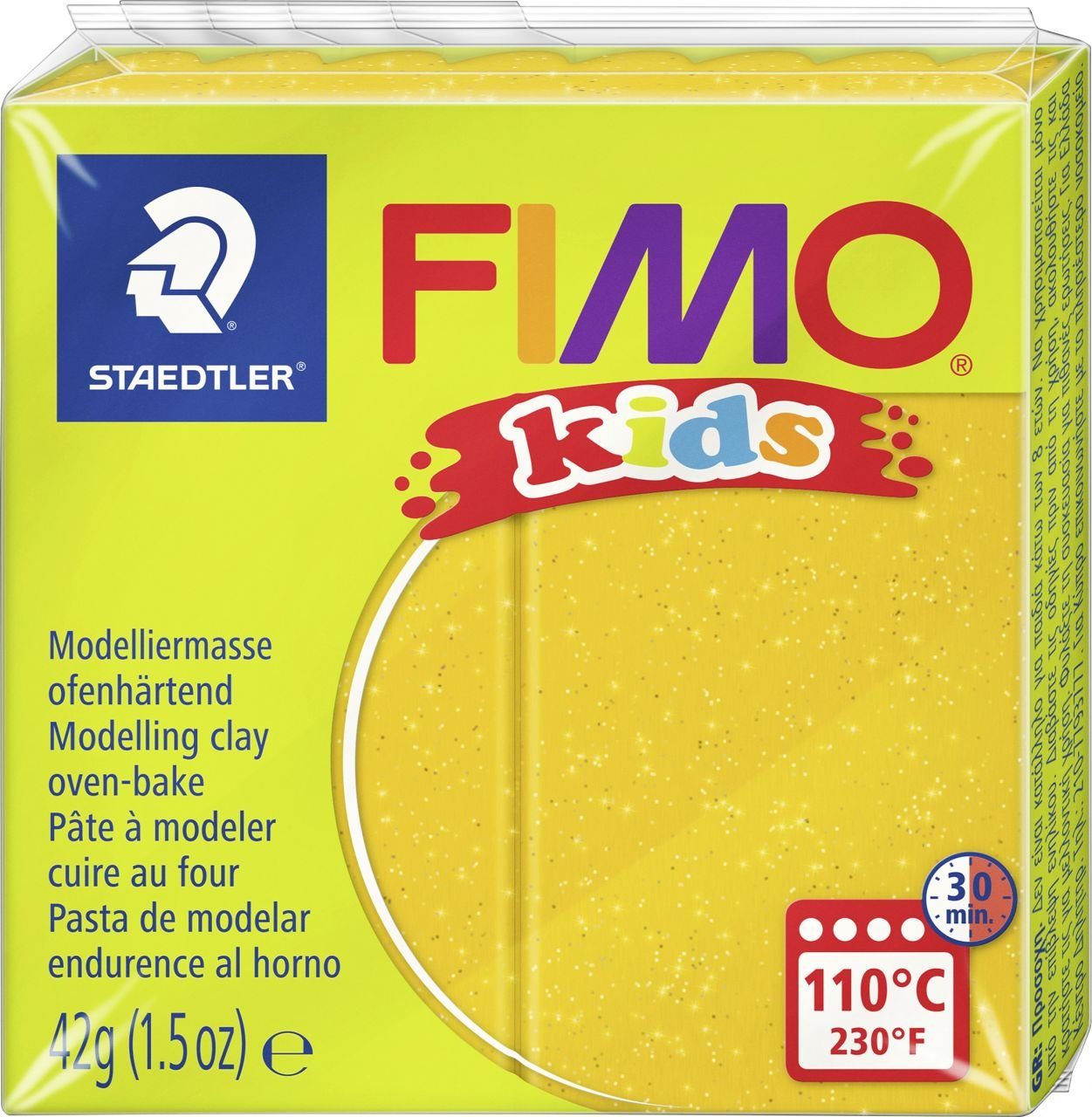 STAEDTLER Bastelfilz Fimo Kids glitter gold 42 g