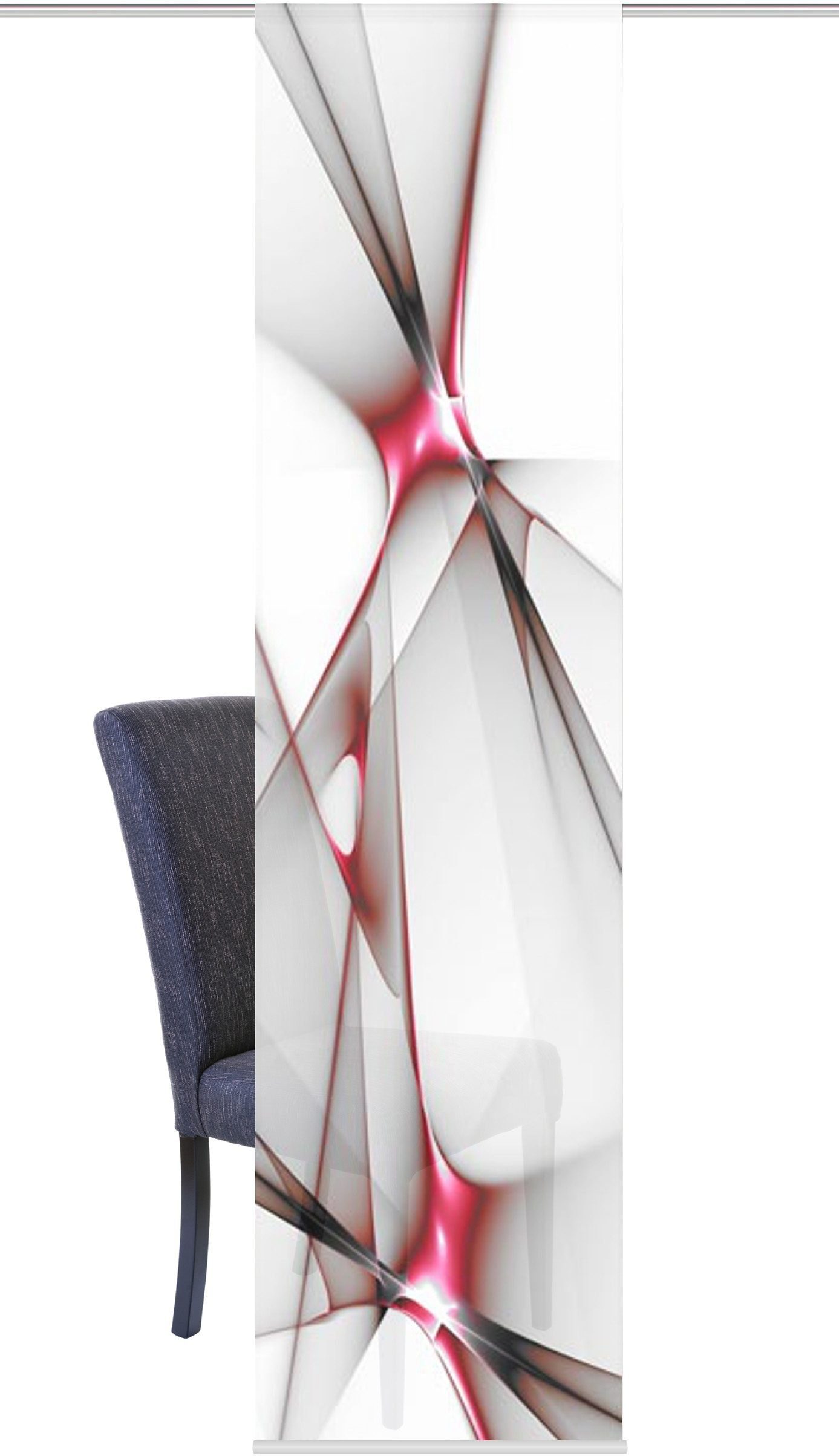 HOME WOHNIDEEN Schiebegardine FRANKLIN (1 St), Klettband, blickdicht, HxB: günstig online kaufen