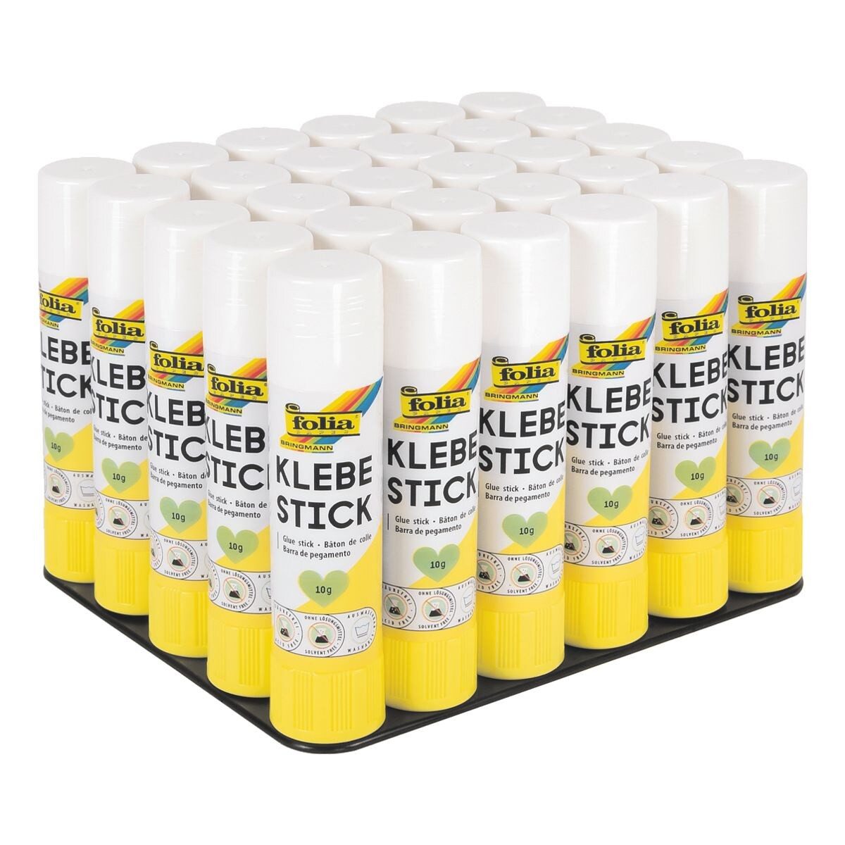 Folia Klebestift Folia-Stick, (30-tlg), 30er Pack à 10 g