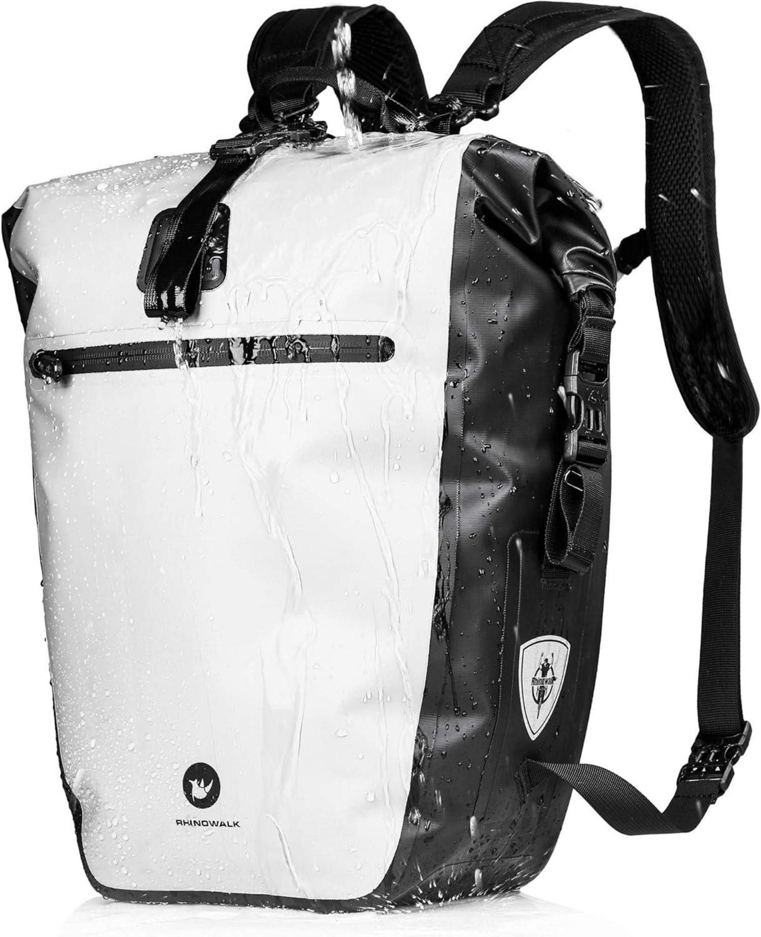 Fahrrad-Gepäckträger 3-in-1 Fahrradtasche 27-30L Wasserdicht Rucksack Umhängetasche