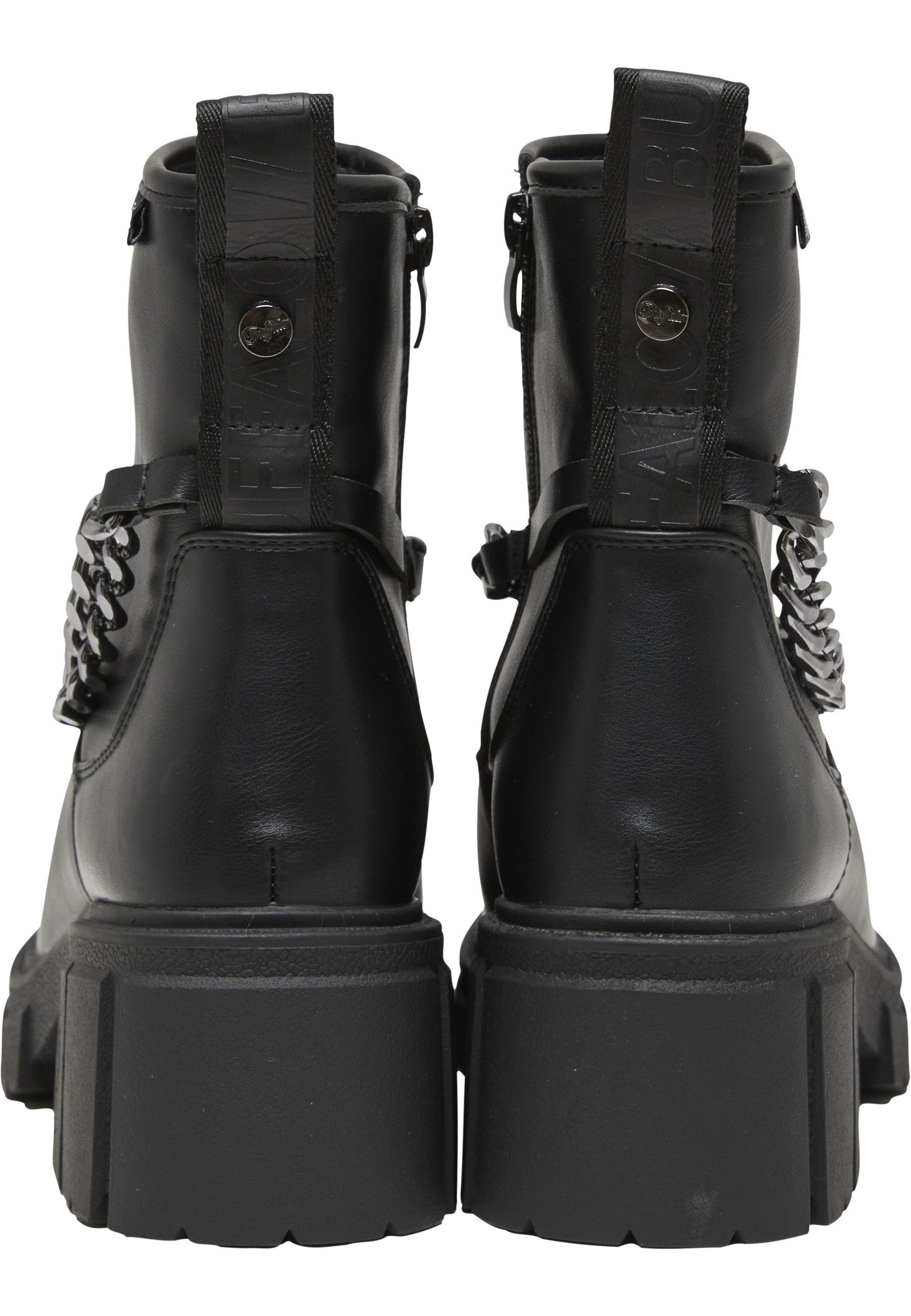 Buffalo Buffalo ZORA SOCK BOOTIE CHAIN - VEGAN NAPPA Stiefel
