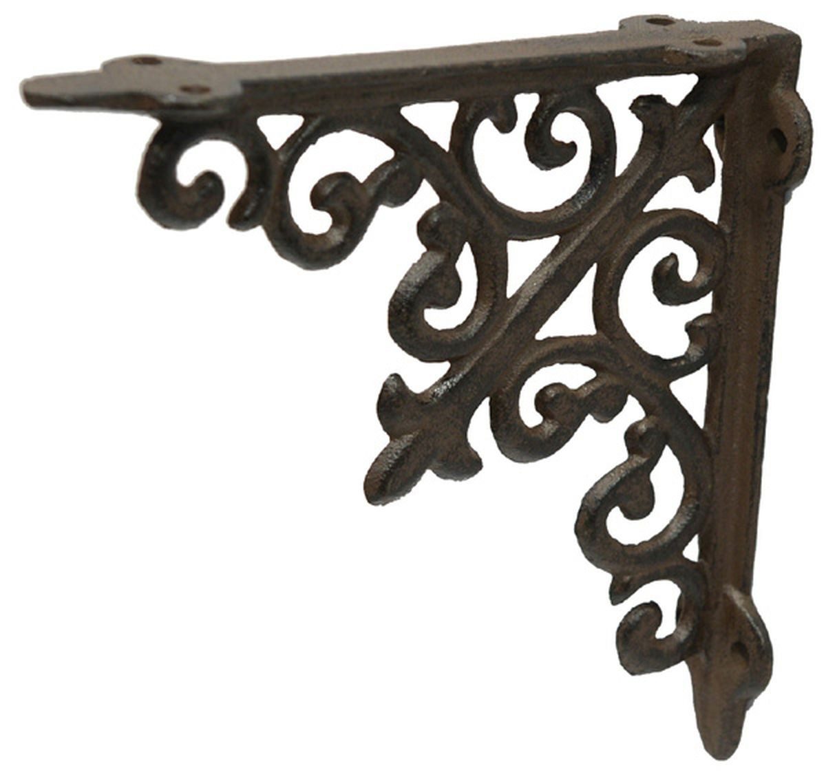 Chic Antique Wandregalhalter Regalwinkel Gusseisen Wandkonsole Wandregalträger Regalträger Träger