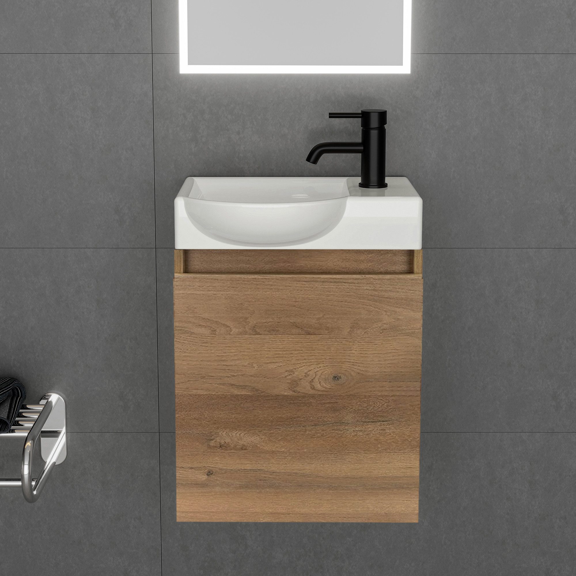 Alpenberger Badmöbel-Set Waschbecken mit Unterschrank und günstig online kaufen