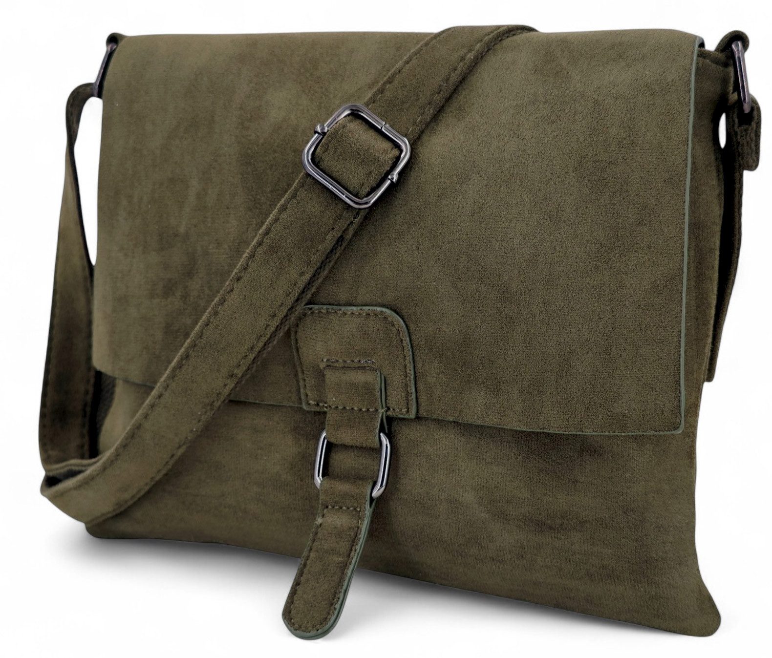 styleBREAKER Schultertasche Samtige Schultertasche (1-tlg) günstig online kaufen