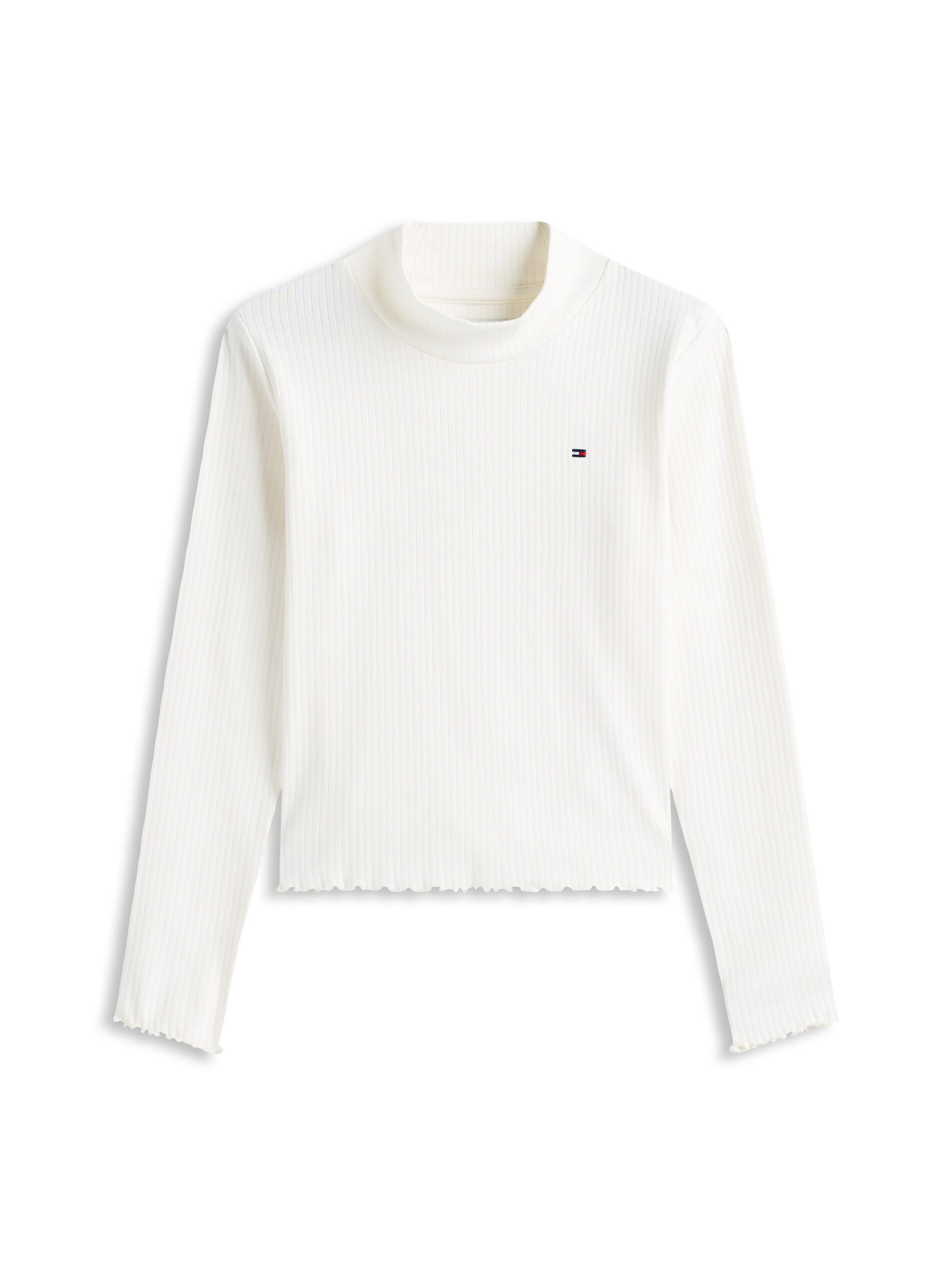 Tommy Hilfiger Langarmshirt MOCK NECK TOP LS Kinder bis 16 Jahre – Bild 5 von 5