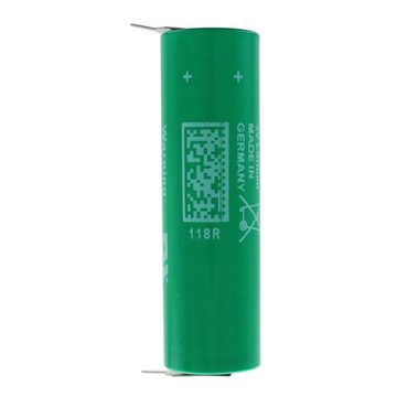 VARTA Varta CR AA Lithium Batterie 6117, UL MH 13654 (N) mit 1er Print Kont Batterie, (3,0 V)