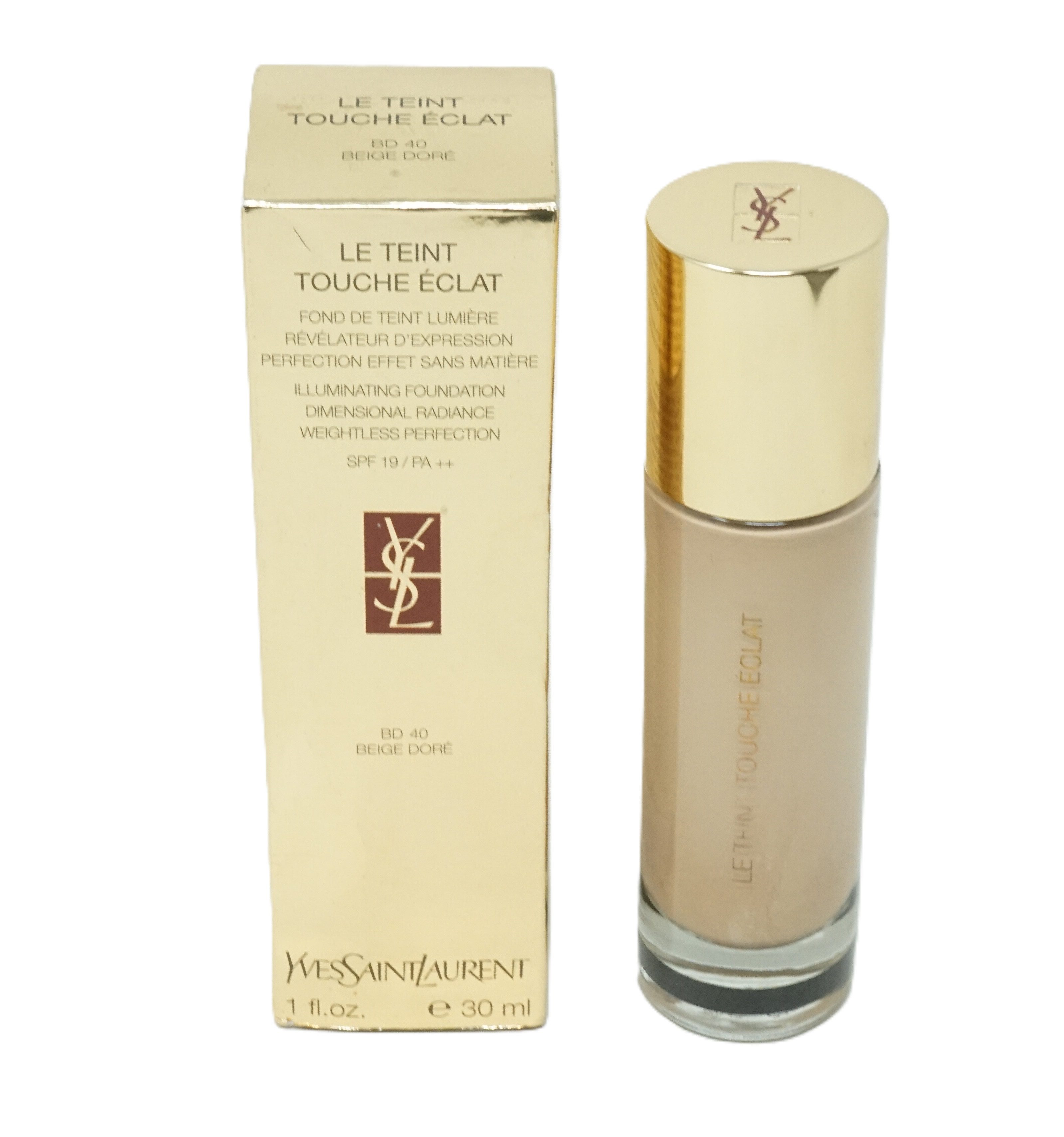 YVES SAINT LAURENT Foundation Yves Saint Laurent Touche Eclat Teint Foundation BD 40 Beige Dore 30ml