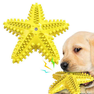 HUNKA Kauspielzeug Kauspielzeug für Hunde, Hundezahnbürstenstangen, Seesternspielzeug, Hundekauspielzeug, Zahnpflege Hundezahnbürste Spielzeug
