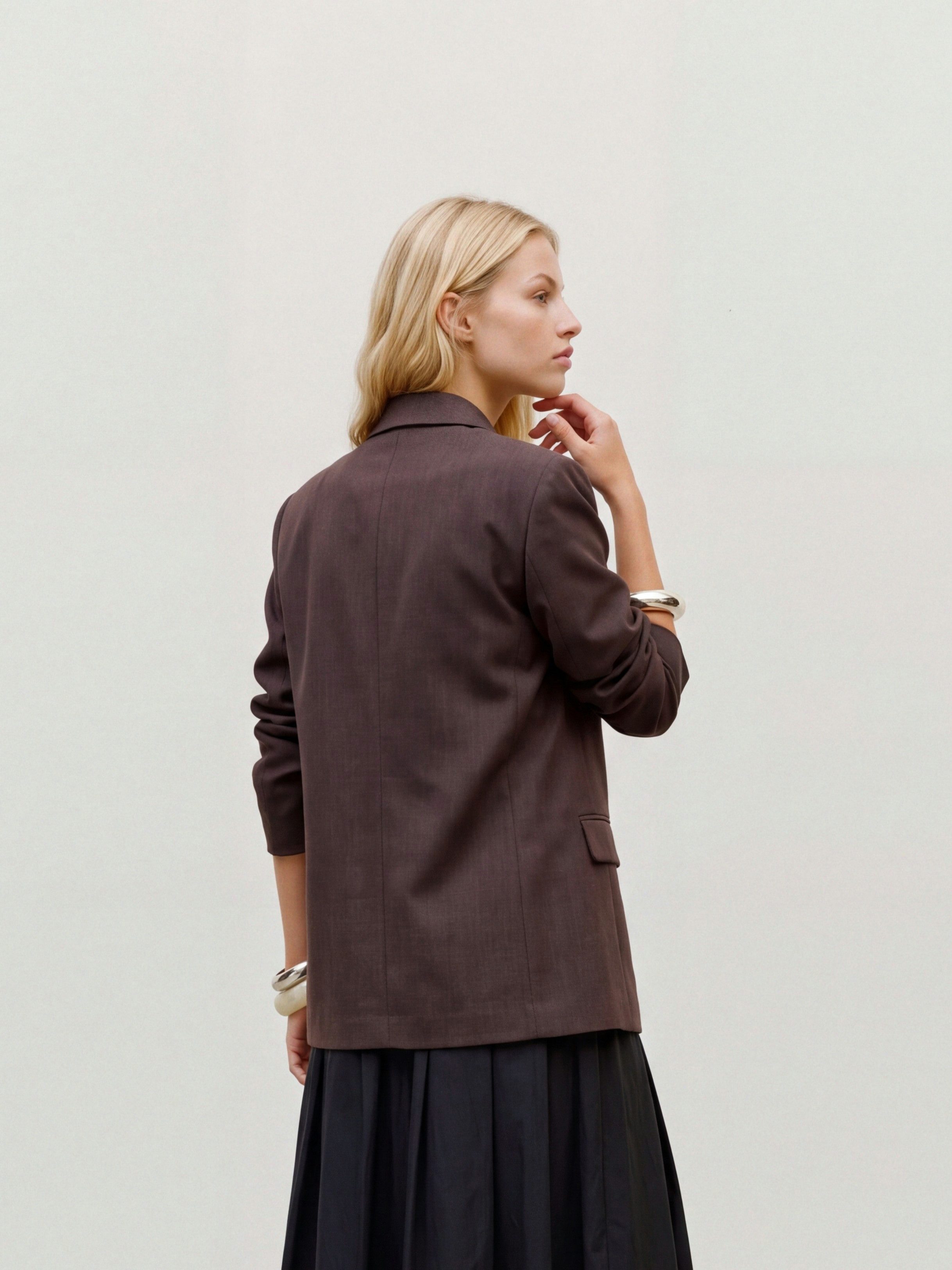 Vero Moda Jackenblazer VMBESTIE LS LOOSE BLAZER NOOS Materialmix, loose fit – Bild 2 von 5