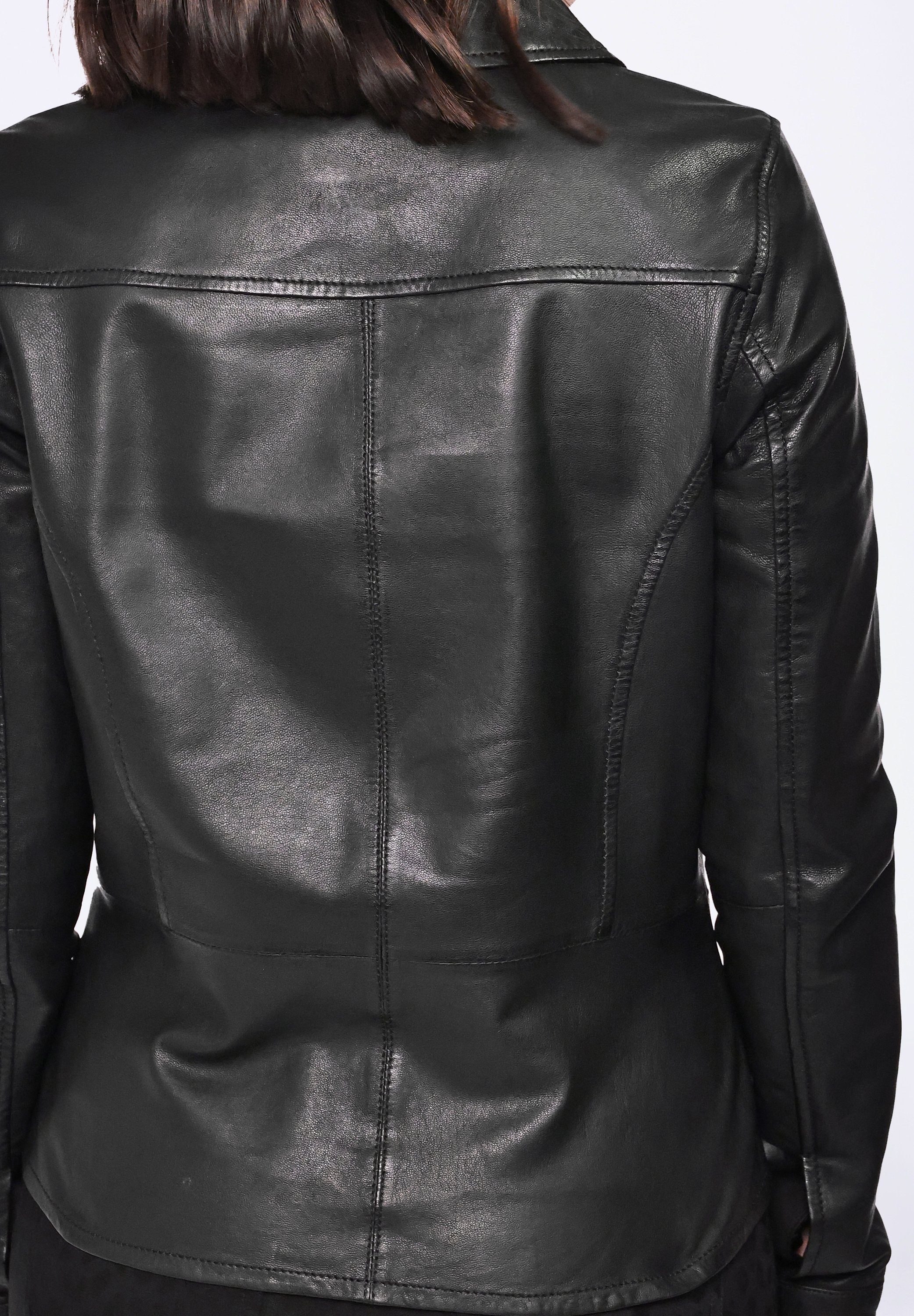 black Lederjacke Maze 42020134