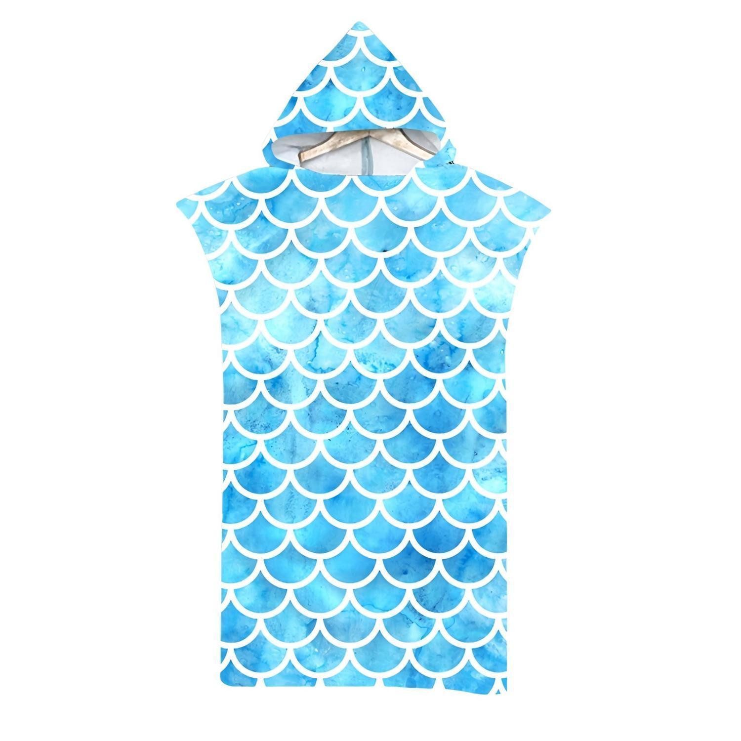 LuxusKollektion Kapuzenhandtuch Surfponcho mit Kapuze bedruckt 75x110cm