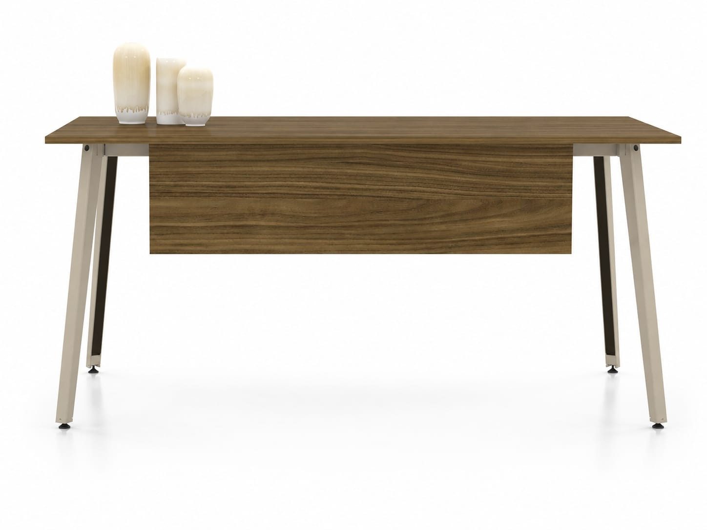 JVmoebel Schreibtisch Bürotisch Schreibtisch Braun Holzfarben Arbeitsplatz Modern Stabil, Made in Europa