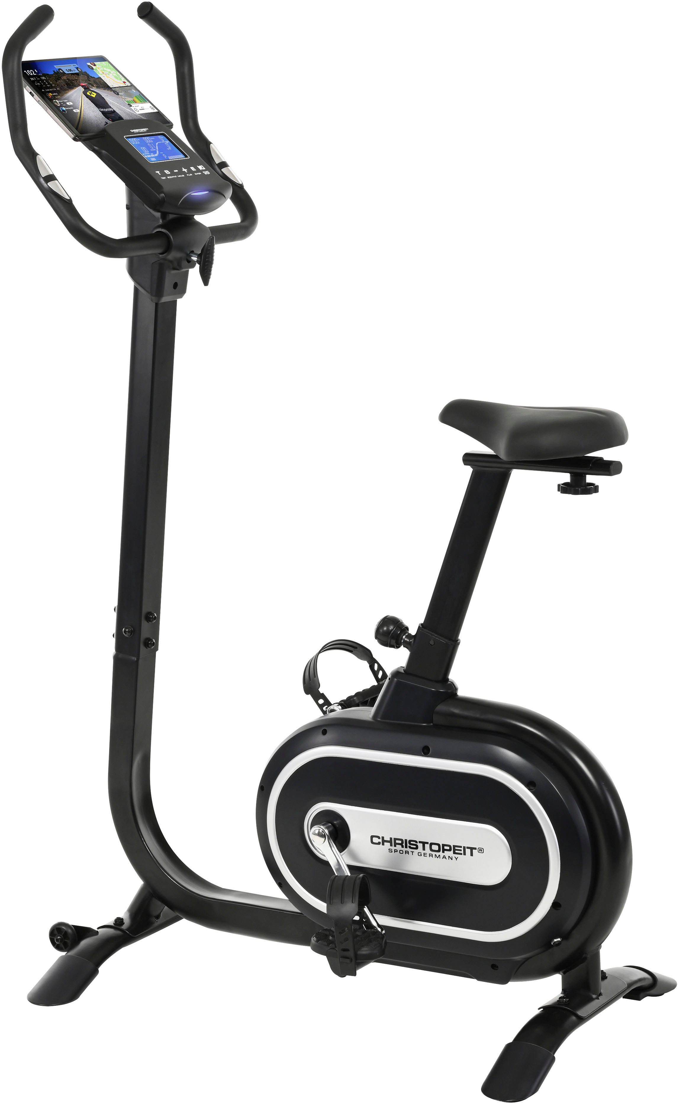 Christopeit Sport® Ergometer Ergometer ET 5.1, 120 kg max. Benutzergewicht, Fahrrad, 32 Widerstandsstufen