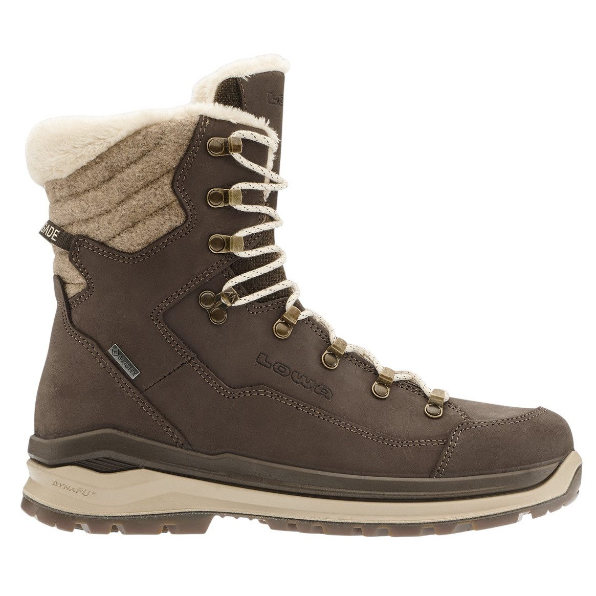 Lowa Renegade Evo Ice GTX (Nubukleder/Textil, wasserdicht) braun/beige Wint günstig online kaufen