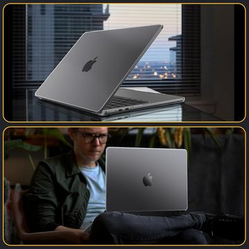 Fintie Laptop-Hülle für MacBook Air M3 M2 13.6 Zoll (2024-2022 Freisetzung) A3113 A2681, [100% Entspricht der Offiziellen Farbe] Ultradünne Matt Hartschale