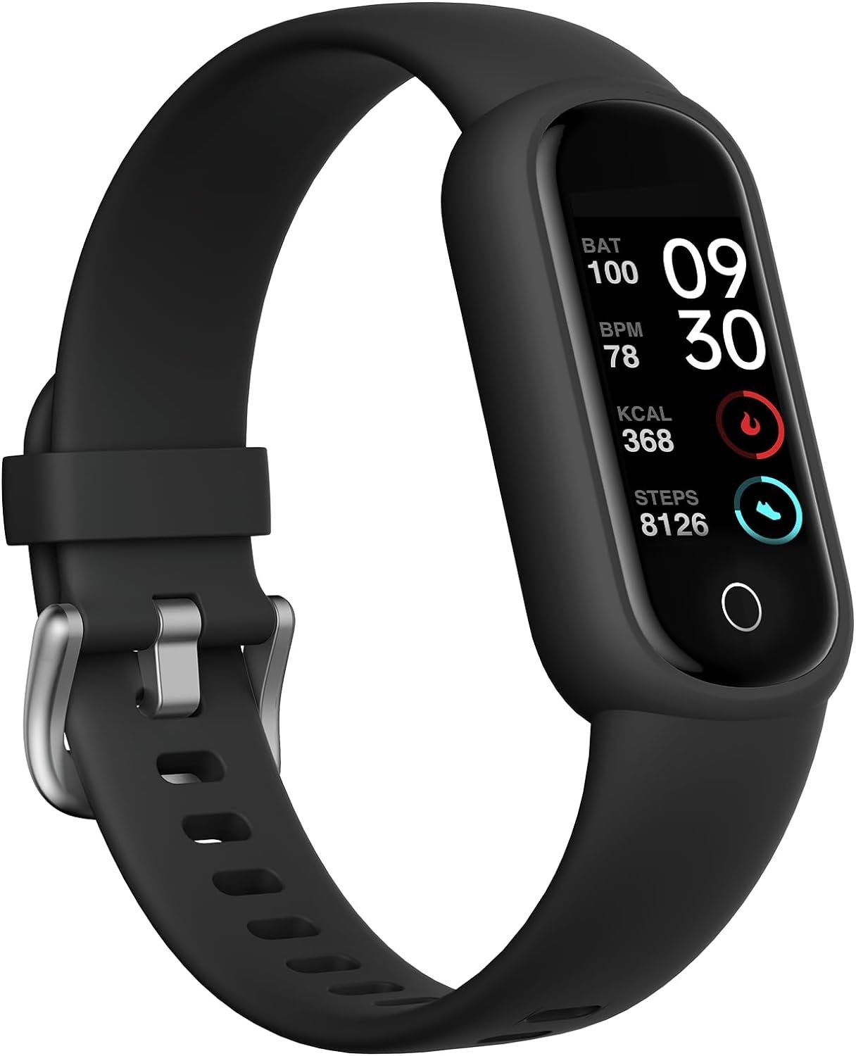 TOOBUR Smartwatch (2 Zoll, Android, iOS), mit Pulsmesser Schlaftracker  Fitnessuhr mit 14 Sportmodi Sportuhr Ip68