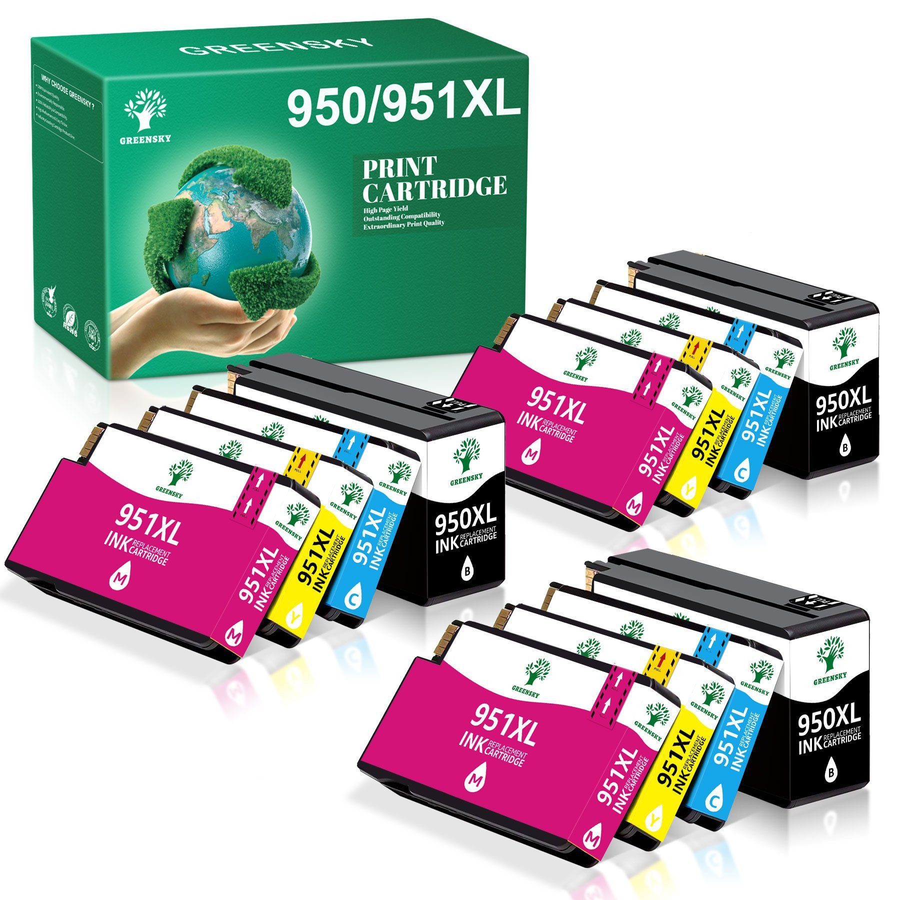 ersetzt für HP 950 XL 951XL Multipack Tintenpatrone