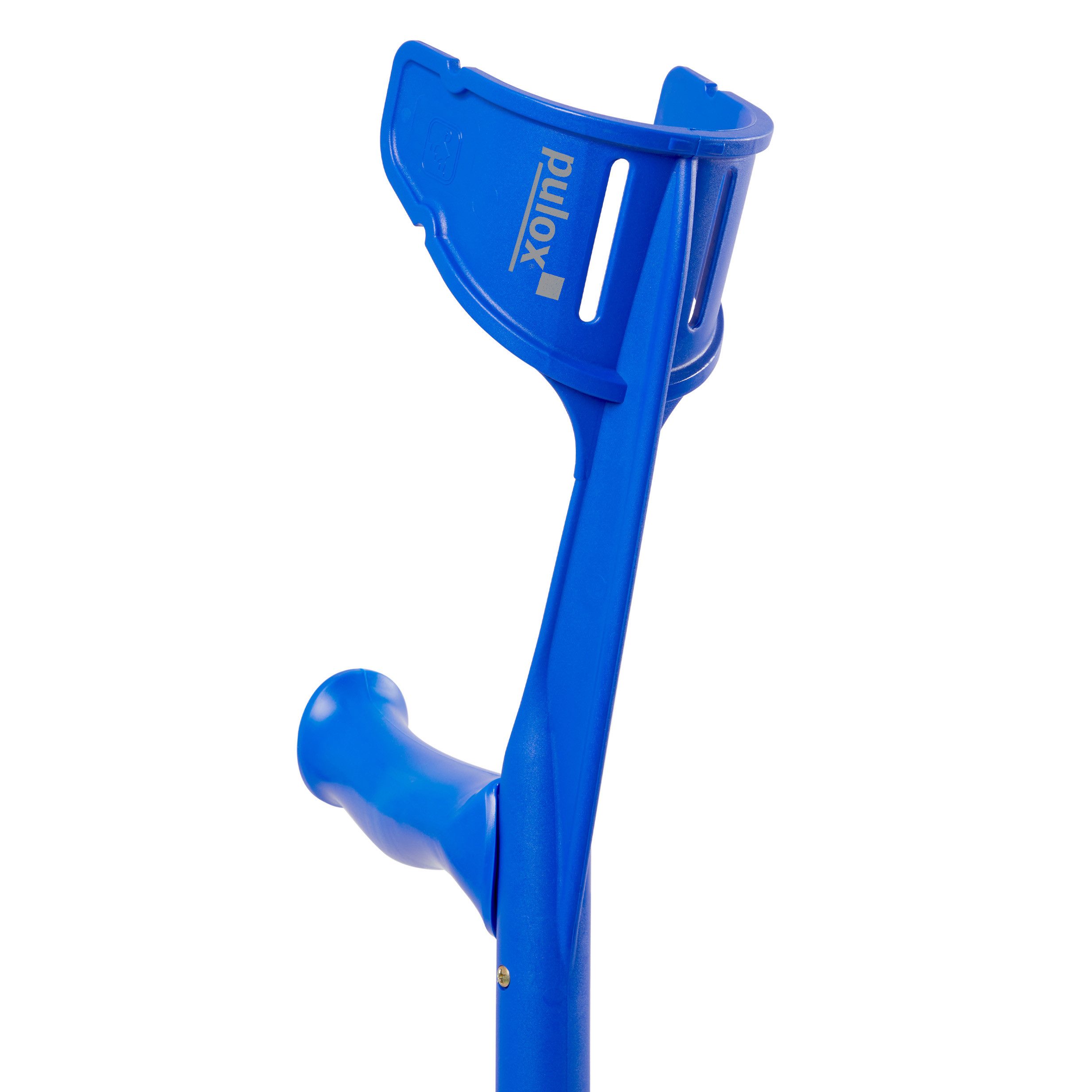 pulox Unterarmkrücke "Magic-Soft" Krücken-Paar (2 Stk) von Rebotec - Enzianblau, 2-tlg.