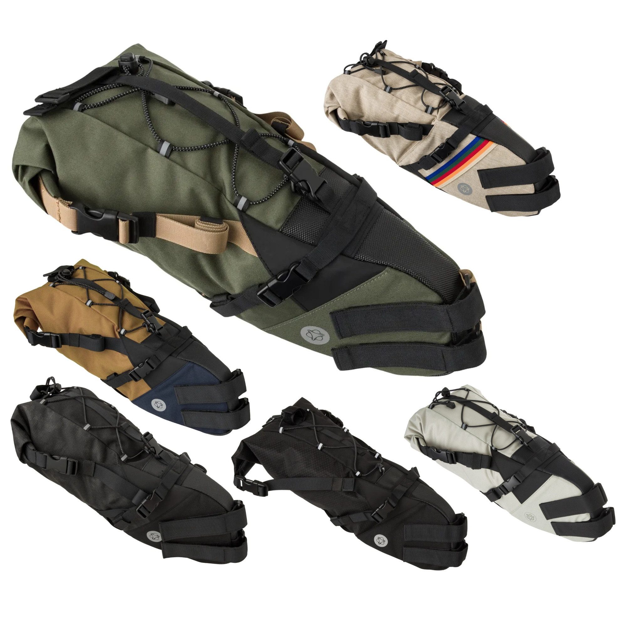 AGU Fahrradtasche Seat-Pack Venture Satteltasche Bikepacking 10 Liter