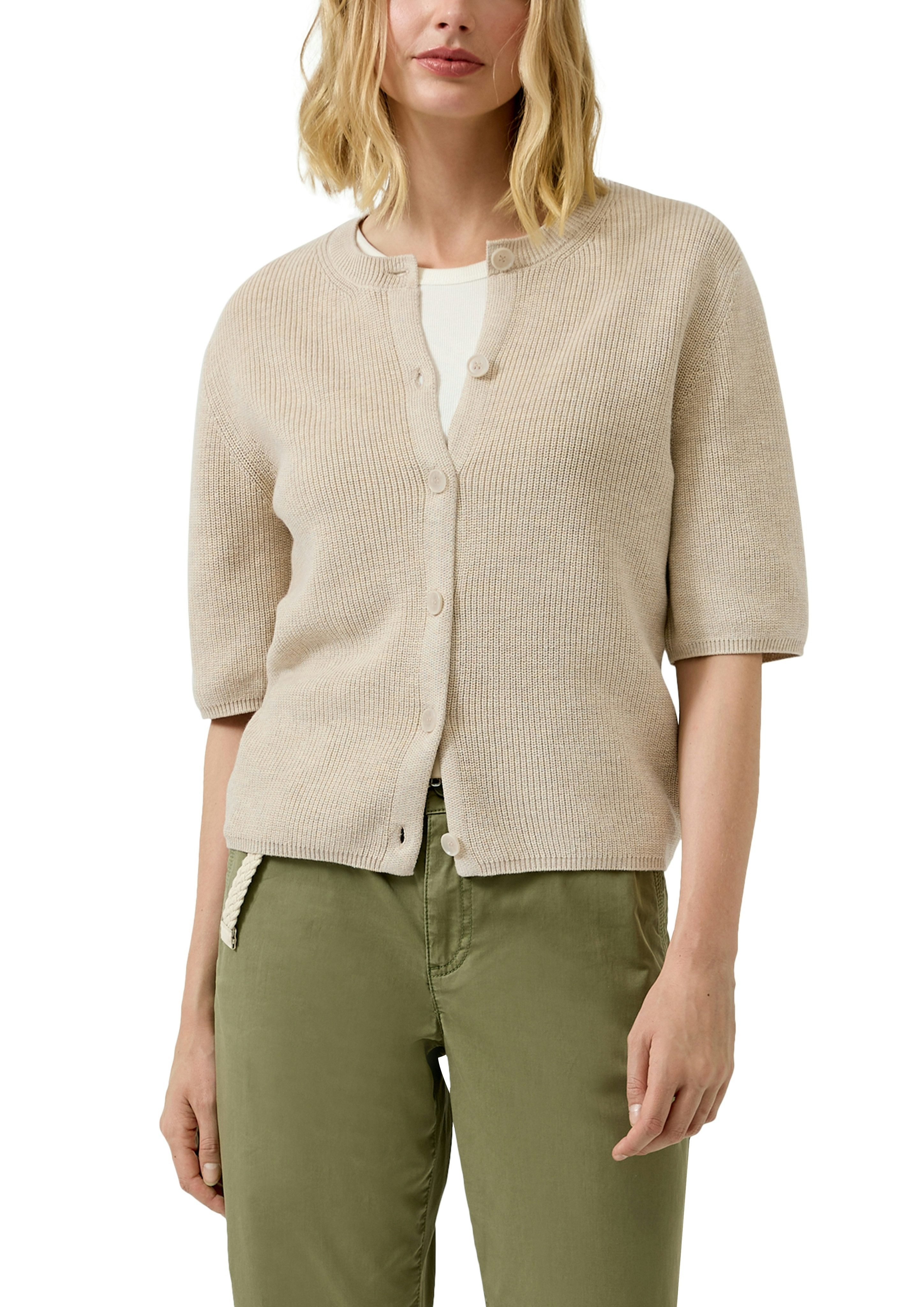 s.Oliver Strickjacke halbarm, mit Knopfleiste
