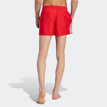 adidas Originals Shorts 3-Stripes Swim Shorts - Red / White