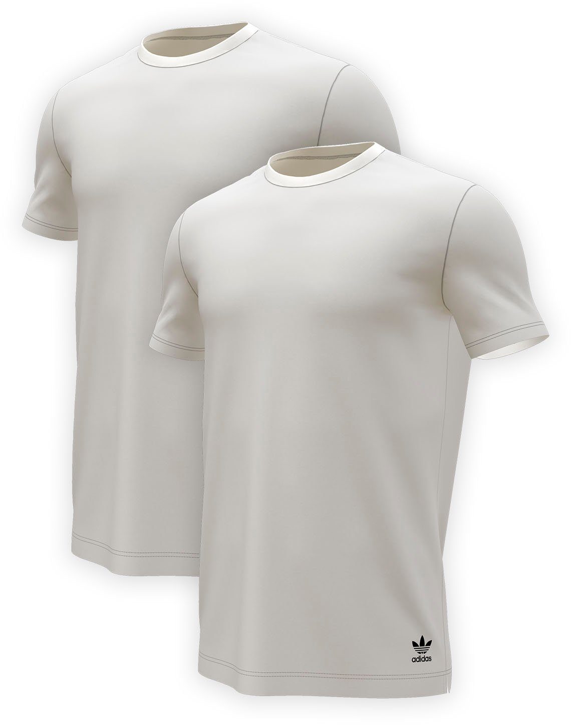 adidas Originals Unterhemd (Packung, 2-St) unifarben white