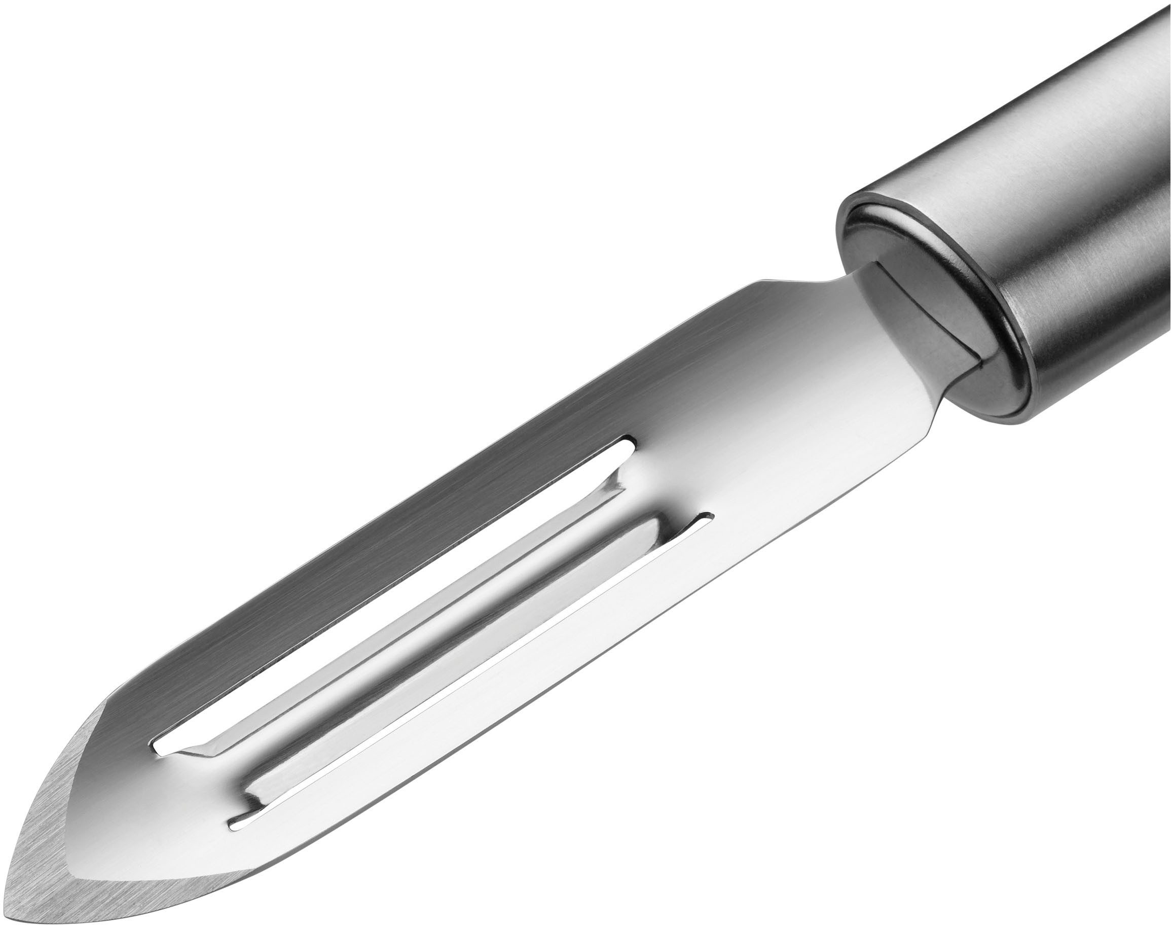 Silit Schälmesser Classic Line, Gemüseschäler 19 cm, Edelstahl, präzise, Kartoffelaugenentferner