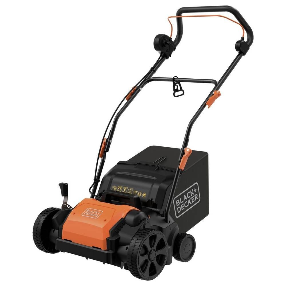 Black + Decker Vertikutierer Elektro Vertikutierer fahrbar Arbeitsbreite 30 cm BEOEP320-QS, fahrbar