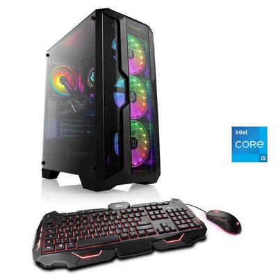 CSL HydroX V25510 Gaming-PC (Intel® Core i5 Core™ i5-11400F, GeForce RTX 3060, 16 GB RAM, 1000 GB SSD, Wasserkühlung)