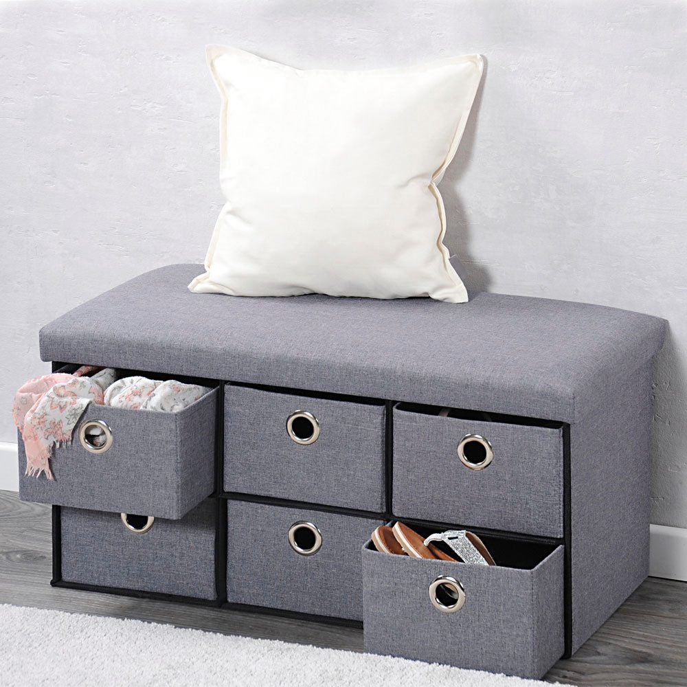 KESPER® Sitztruhe KESPER Sitzbank mit Aufbewahrungsboxen