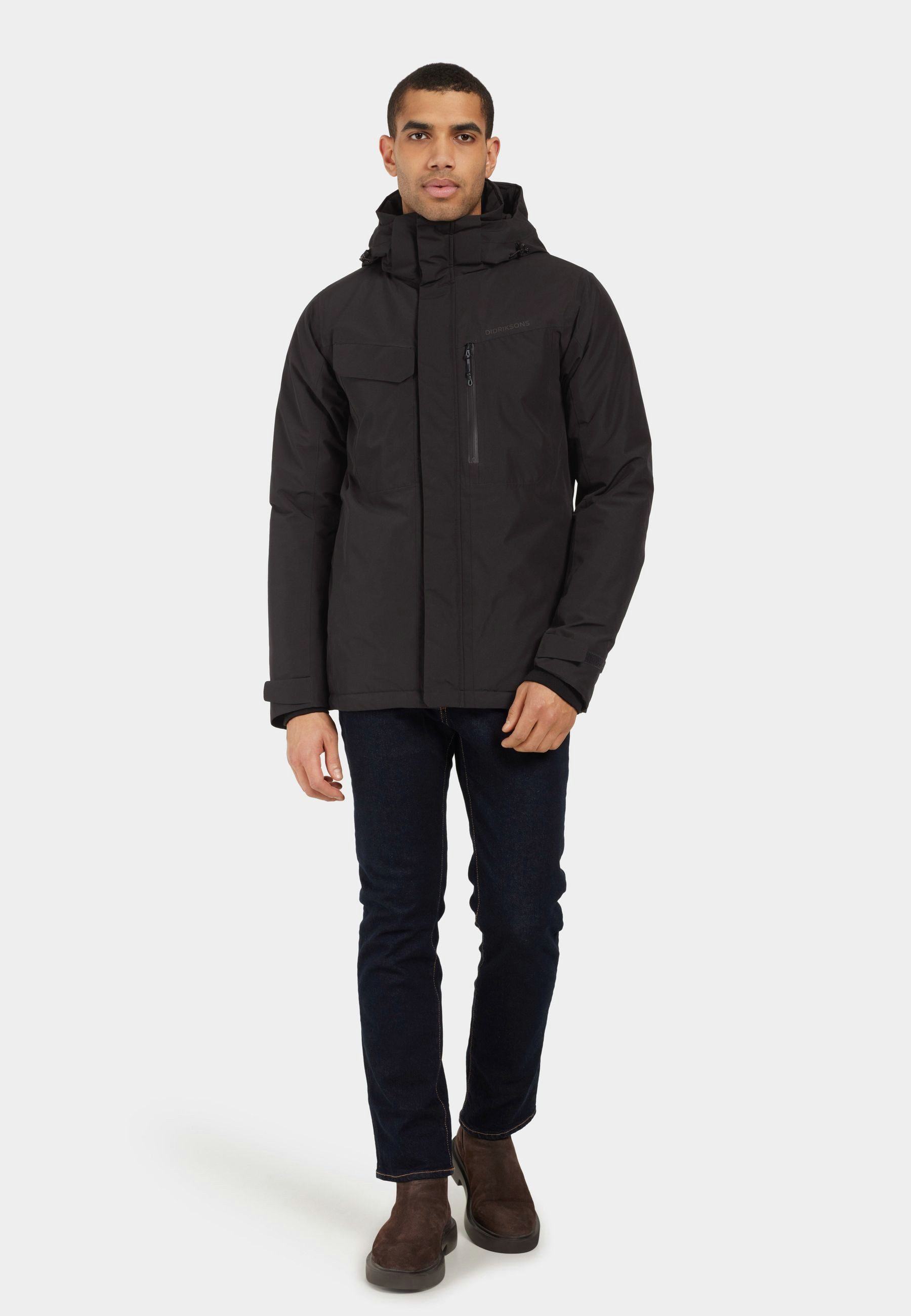 Didriksons Funktionsjacke Herren Winterjacke Winterparka Wasserdicht STEFAN mit Kapuze mit Taschen