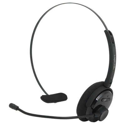 LogiLink »BT0027« Headset (Mono, keine, Bluetooth, Einohr, Schwarz, Headset, bis zu 8 Stunden)