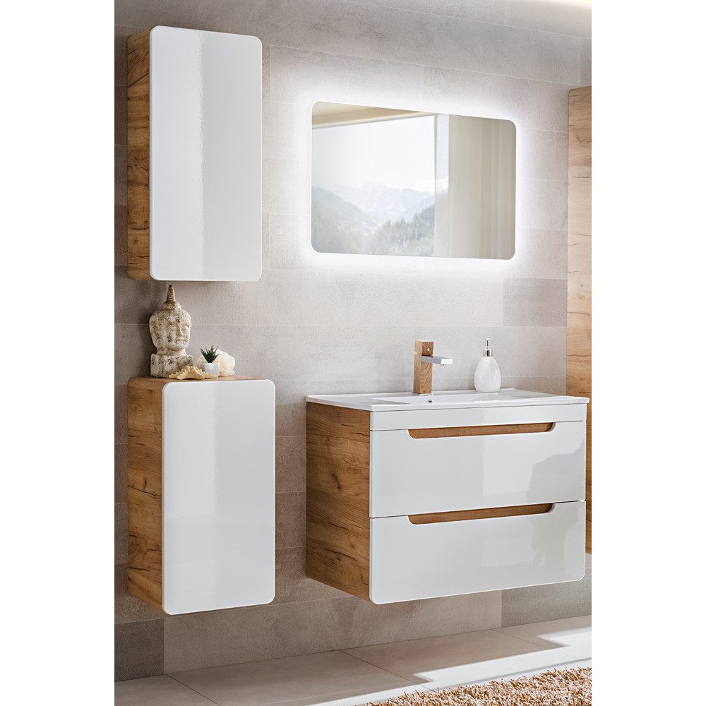 Lomadox Badmöbel-Set LUTON-56, (Spar-Set, 4-St), 4-teilig günstig online kaufen