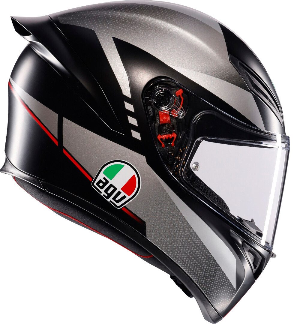 AGV Motorradhelm K1 S Lap S26 Helm, vorbereitet für Kommunikationssystem