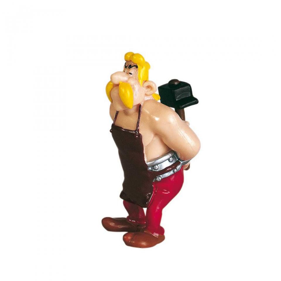Plastoy Spiel, Asterix - Figur Automatix mit Vorschlaghammer
