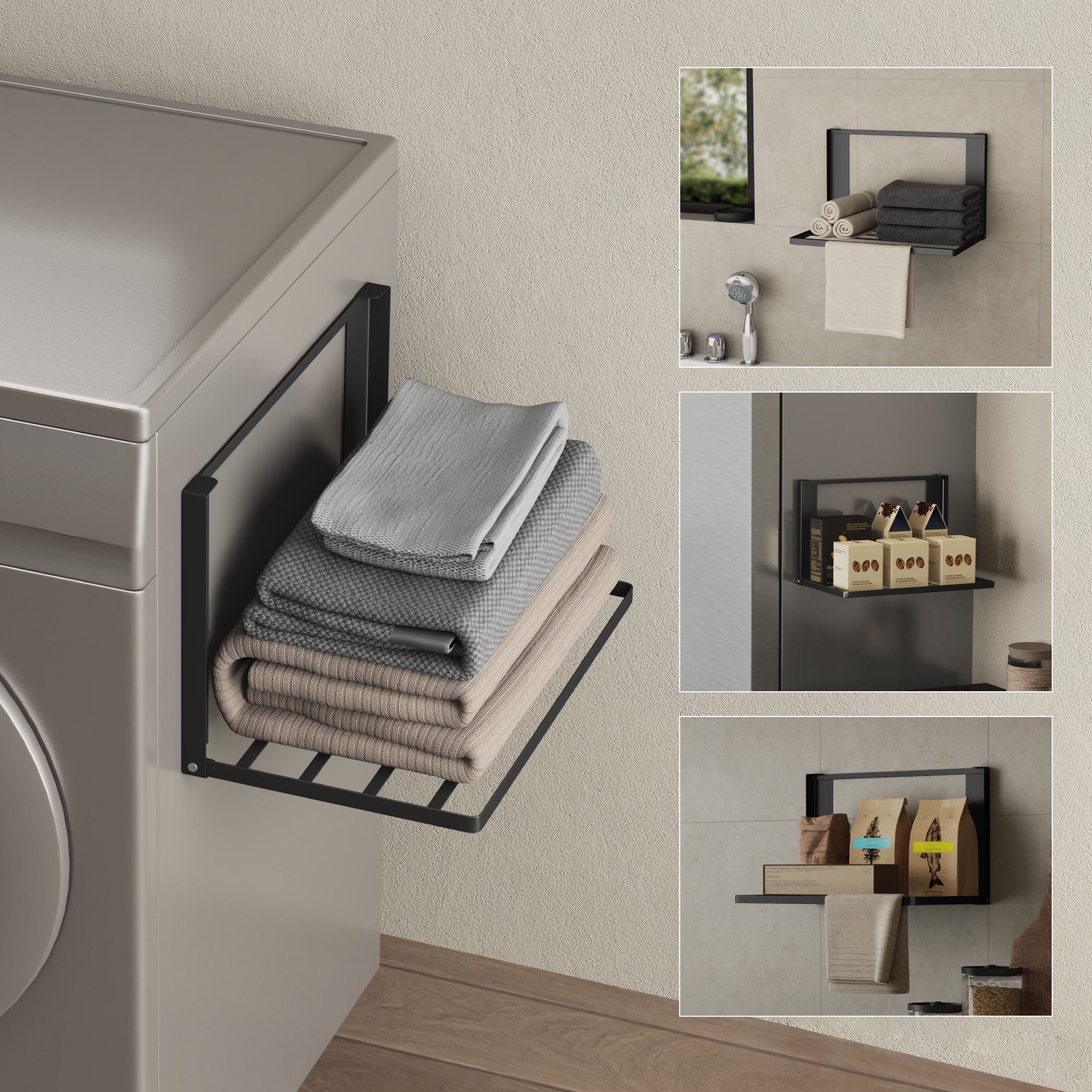 doporro Handtuchhalter magnetisch Handtuchhalter ohne Bohren selbstklebend günstig online kaufen