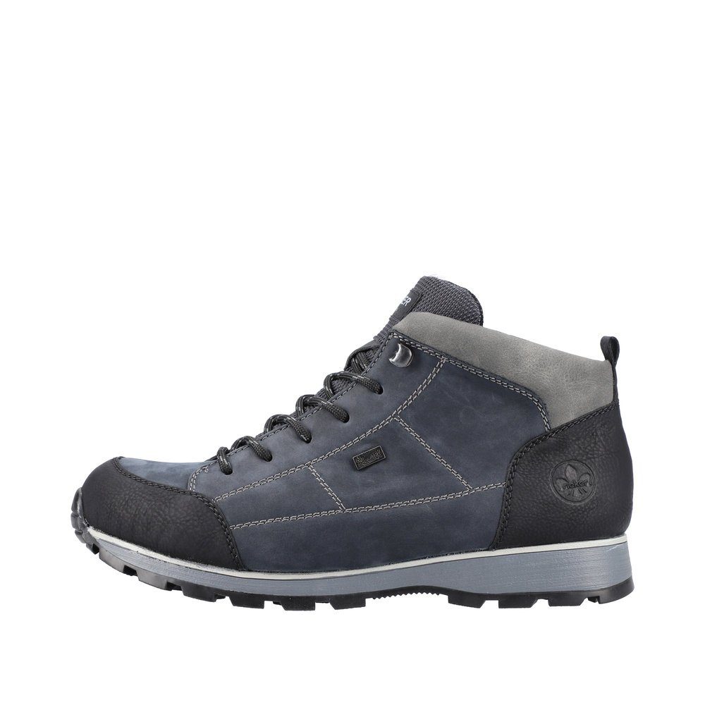 Rieker Herren Rieker-Tex Schnürstiefelette F5740-00 schwarz/pazifik/rauch Stiefelette