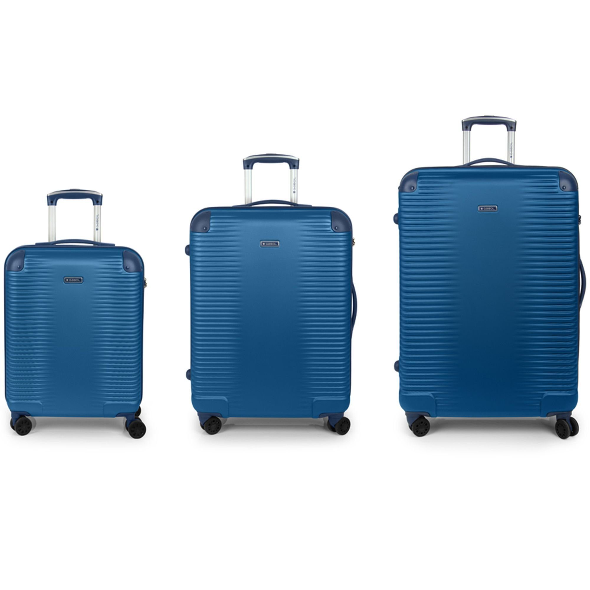 Gabol Trolleyset Balance XP, 4 Rollen, (3-teilig, 3 tlg), ABS