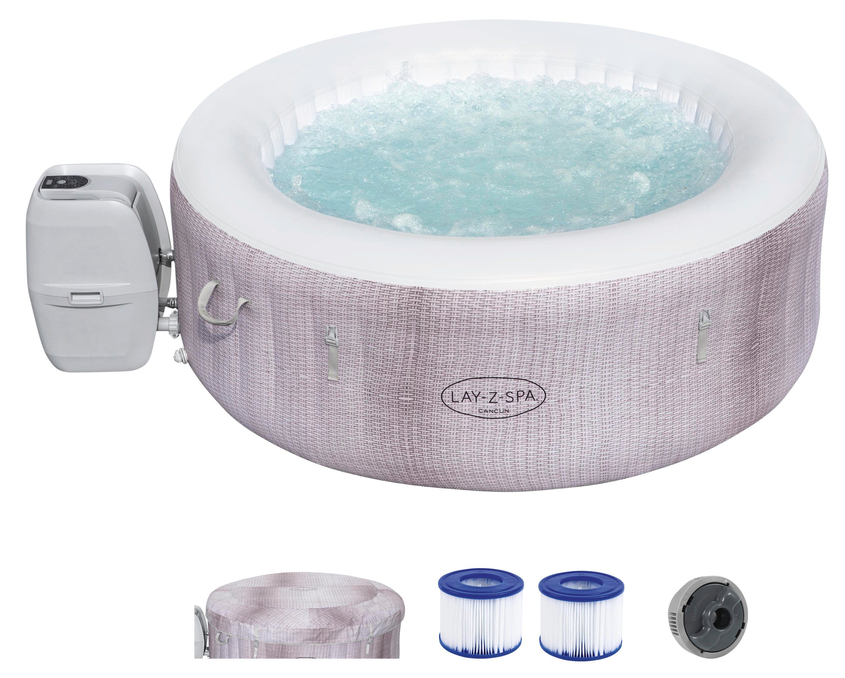 Bestway Whirlpool »LAY-Z-SPA® Cancun AirJet™«, ØxH: 180x66 cm, für bis zu 4 Personen