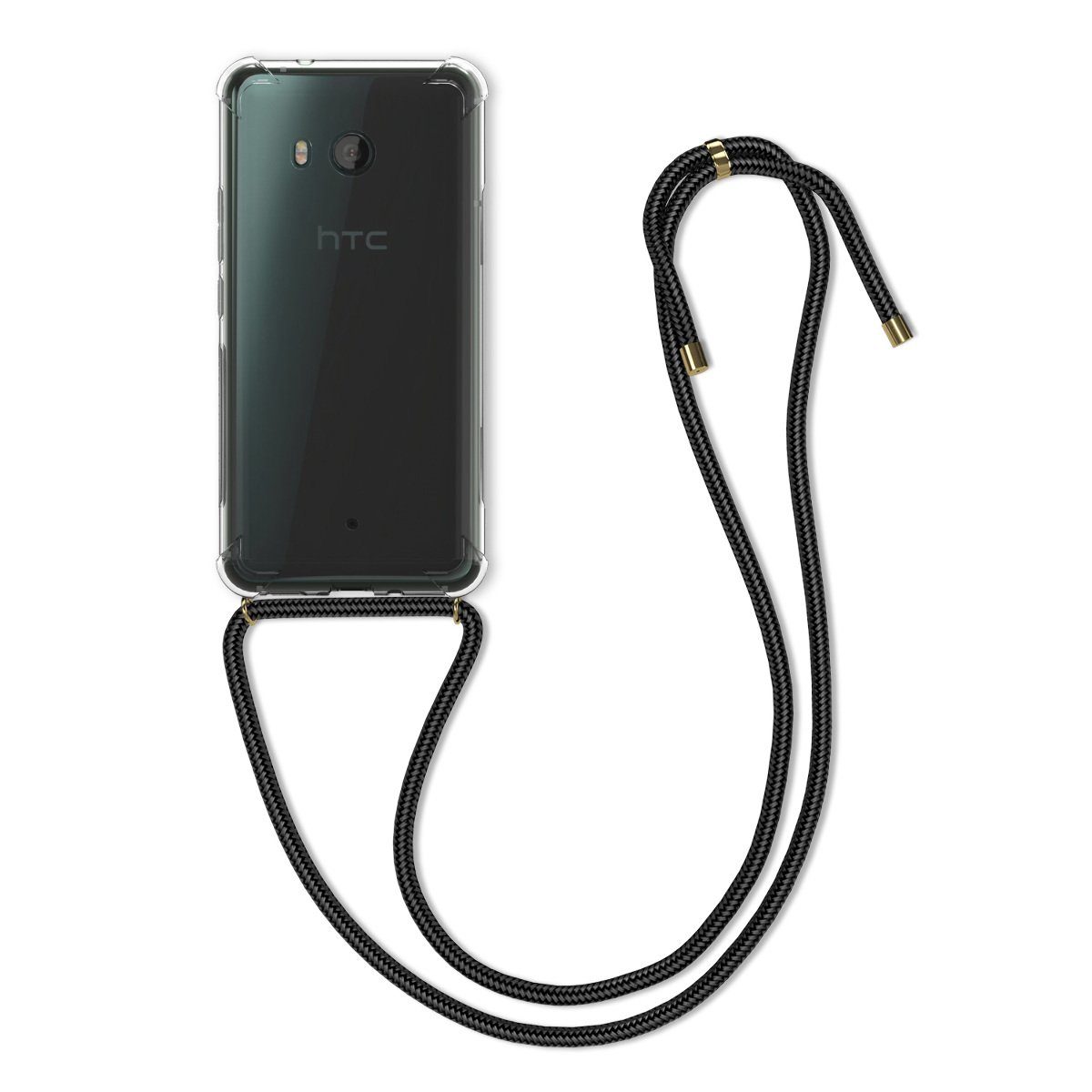 kwmobile Handyhülle Necklace Case für HTC U11, Hülle Silikon mit Handykette  - Band Handyhülle