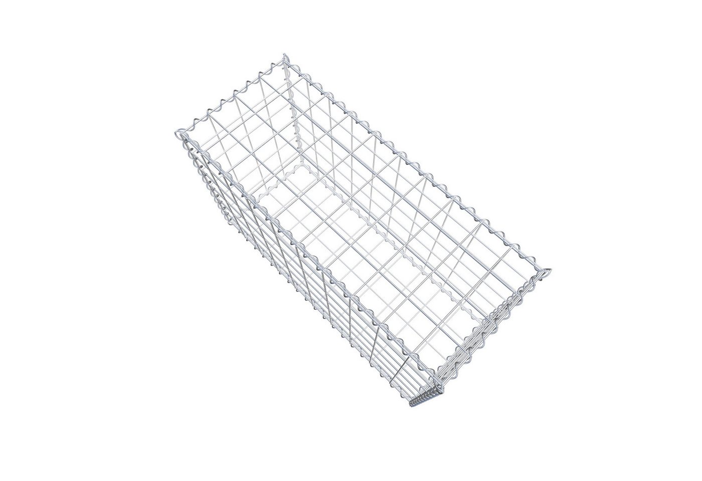 Thumbnail - Gabiona Gabionenzaun Gabione 100 cm x 60 cm x 40 cm (L x H x T), Maschenweite 10 cm x 10, (Gabione 100 cm x 60 cm x 40 c...