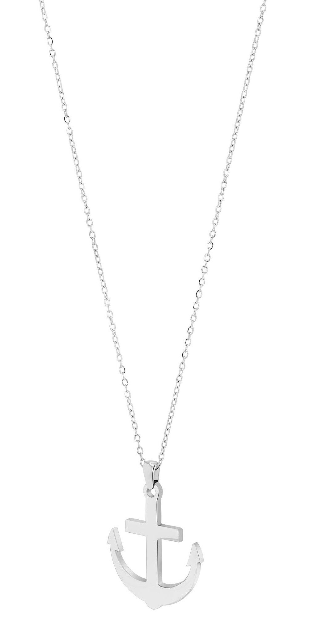 Kette ohne Anhänger Halskette aus Edelstahl 45 cm