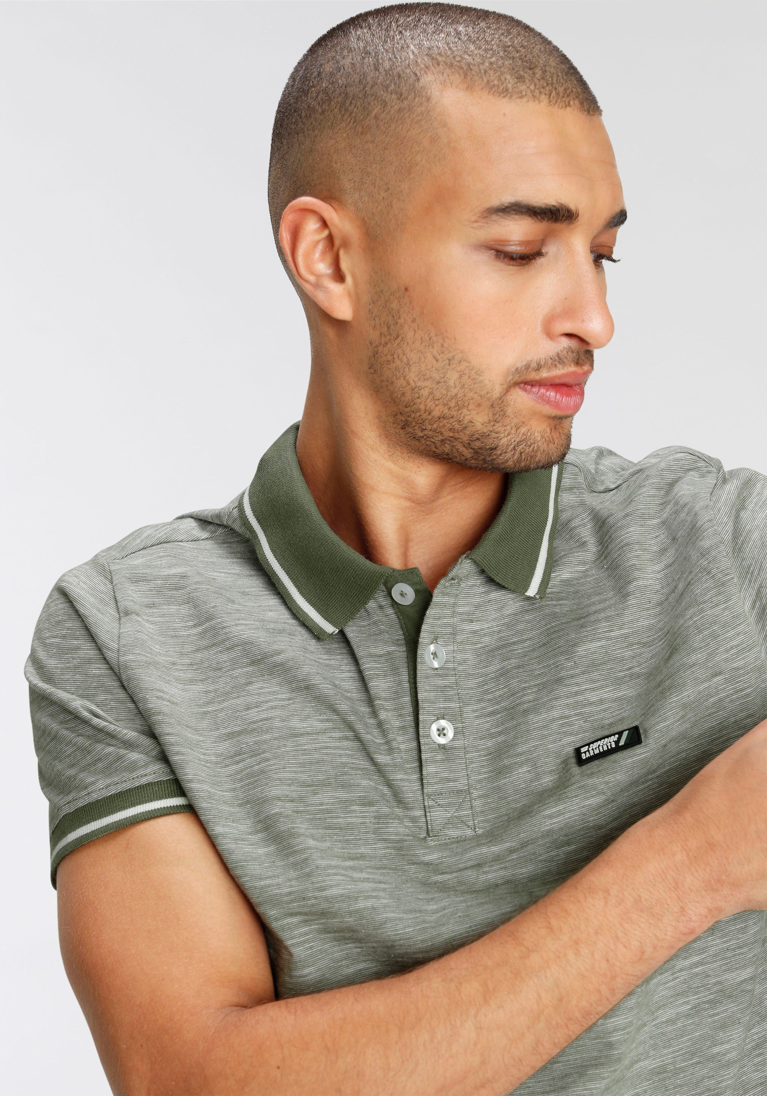 AJC Poloshirt Kurzarm, schmal geschnitten, Polokragen, ideal für Sportarten