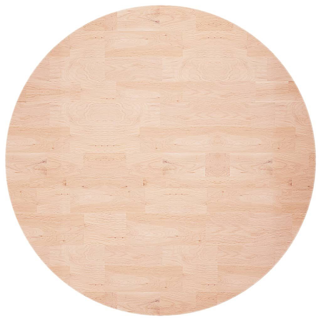 vidaXL Tischplatte Runde Tischplatte Ø70x1,5 cm Unbehandeltes Massivholz Eiche (1 St) – Bild 2 von 5