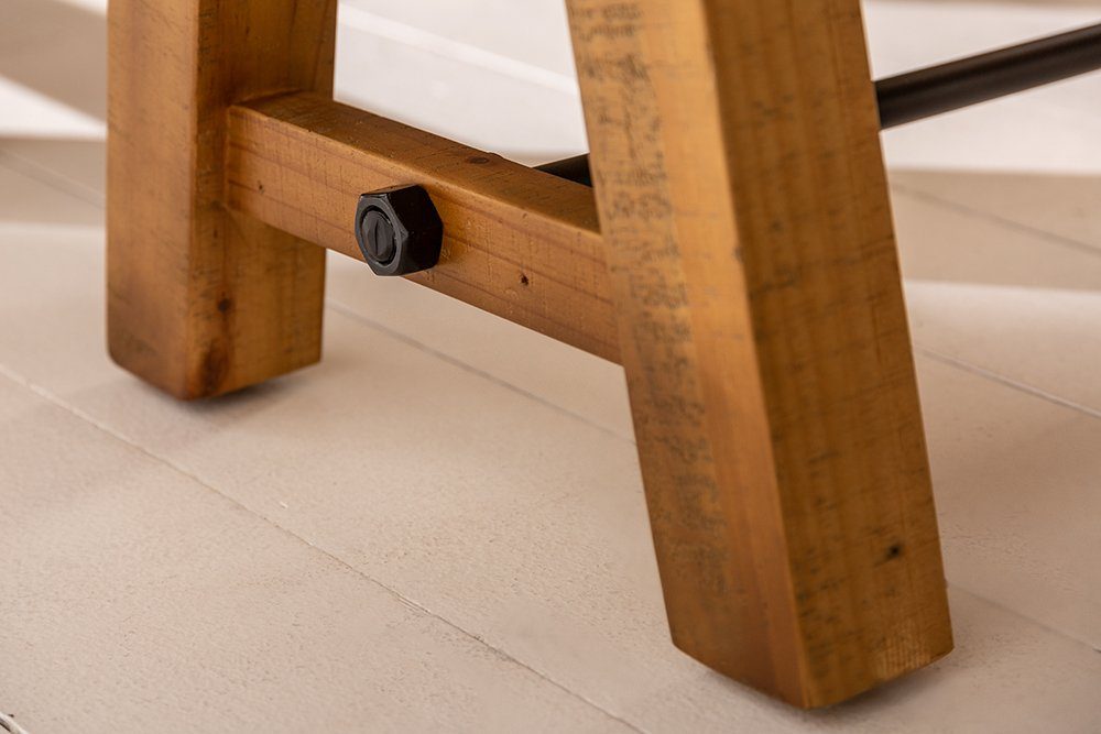 vintage · braun Sitzbank (1-St), 200cm · riess-ambiente FINCA Esszimmer recyceltes Holzbank · Massivholz Pinienholz