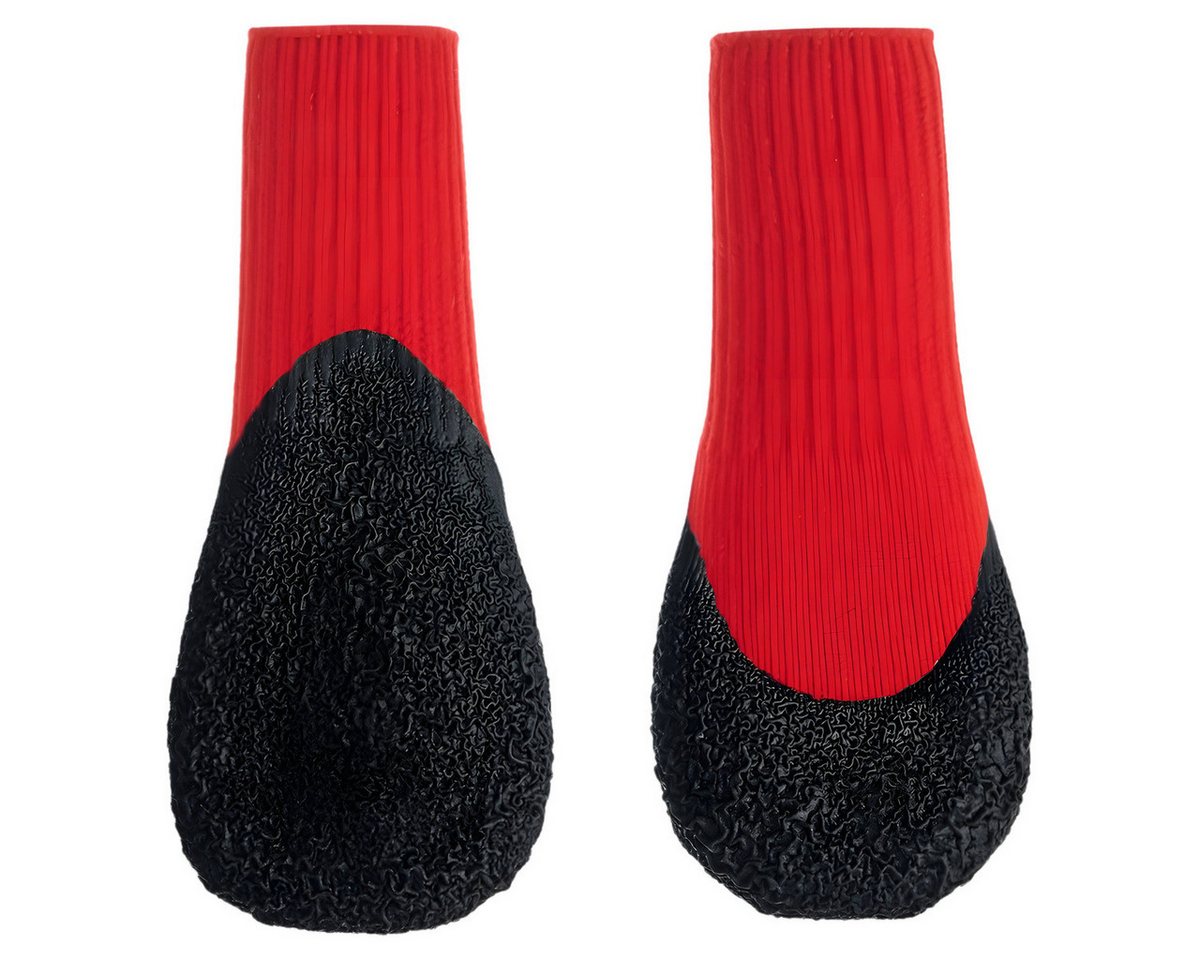 Goo-eez Hundekostüm Hundeschuhe Lites rot/schwarz - 4 Stück