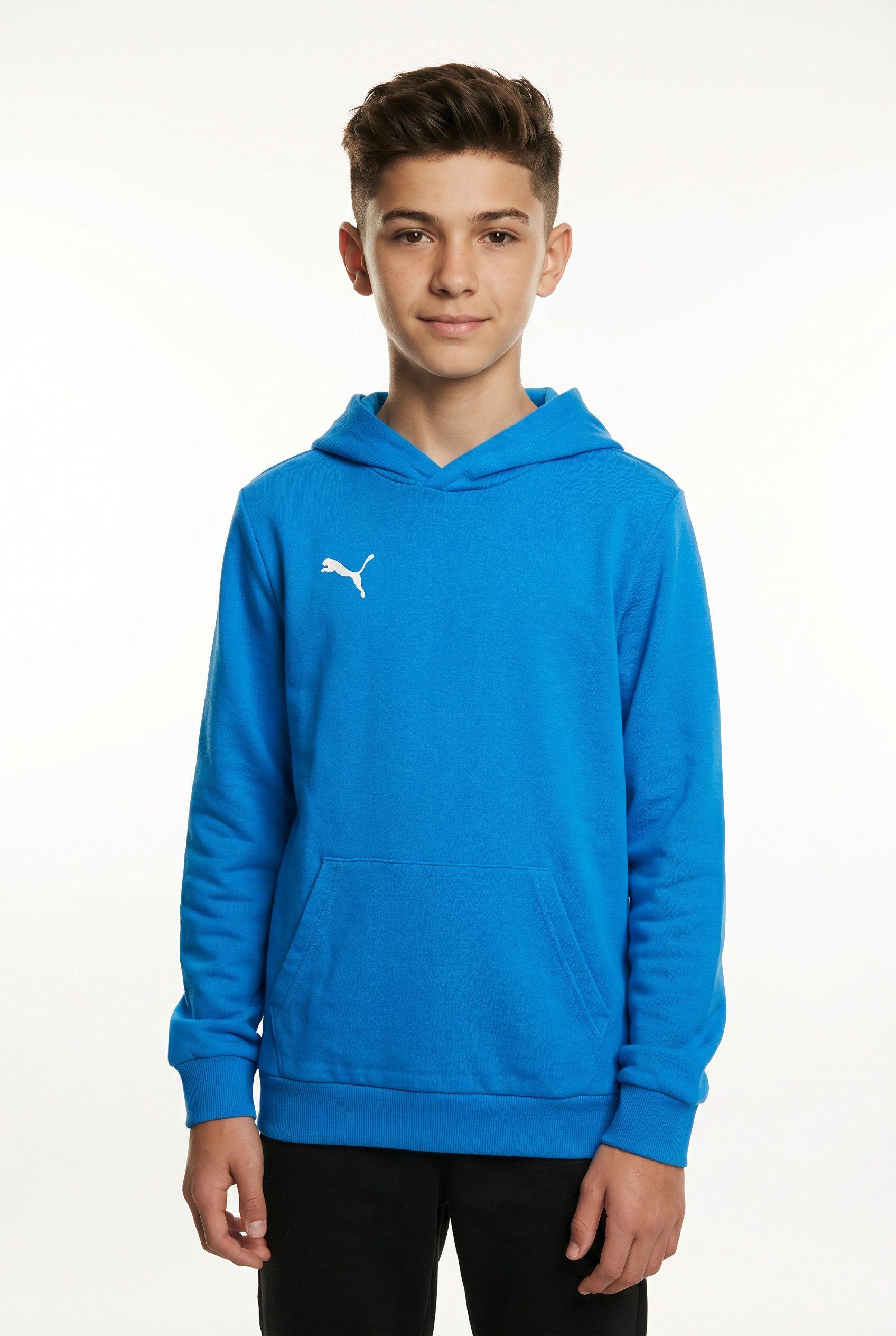 PUMA Kapuzensweatshirt TEAMGOAL CASUALS HOODY JR mit Kapuze, normale Kragenform, reguläre Passform, für Jugendliche
